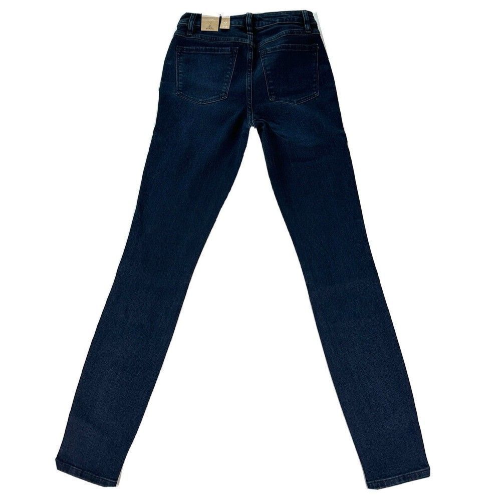 prAna Sienna Jean Deep Blue Skinny Stretch Denim Size 0/25 Athleisure Outdoor - Picture 6 of 10